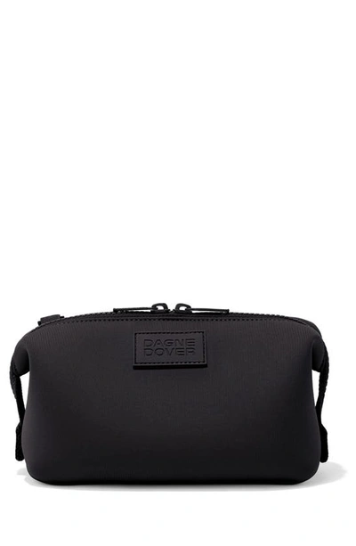 Shop Dagne Dover Hunter Small Neoprene Toiletry Bag In Onyx