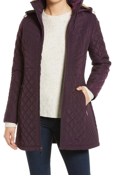 Shop Gallery Quilted Jacket In Blackbery