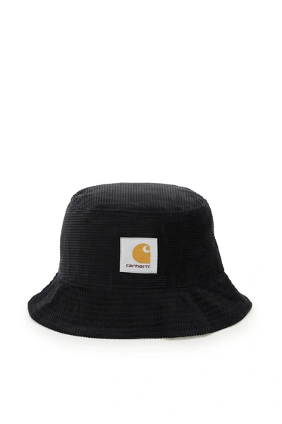 Carhartt Cappello Bucket In Velluto A Coste In Black | ModeSens