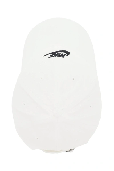 Shop Nike Heritage86 Futura Washed Baseball Cap In White