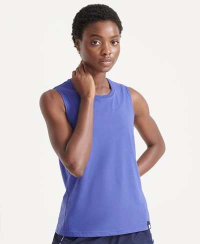 Superdry Women's Sport Train Core Vest Blue / Cobalt Blue - Size: 8 |  ModeSens