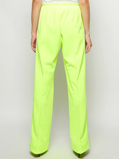 Shop Palm Angels Loose Track Pants Neon Yellow