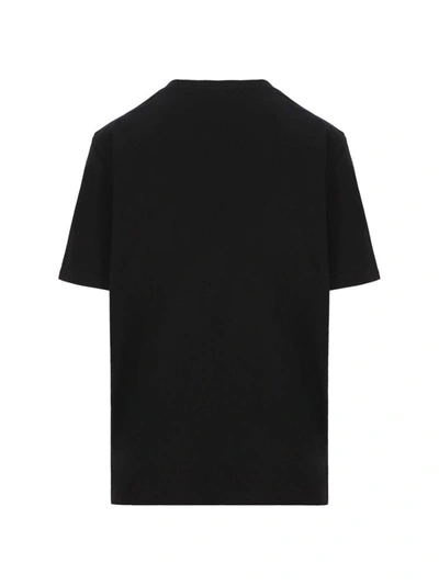 Shop Saint Laurent Women's Black Other Materials T-shirt