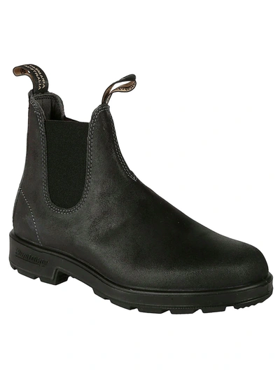 Shop Blundstone Men's Grey Leather Ankle Boots