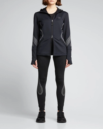 Shop Adidas By Stella Mccartney True Pace Active Tights In Black