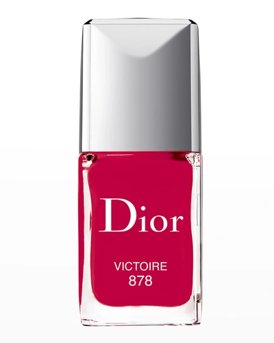 Shop Dior Vernis Couture Color, Gel Shine Long Wear Nail Lacquer In 878 Victoire