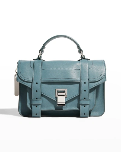 Shop Proenza Schouler Ps1 Tiny Crossbody Bag In Orion Blue
