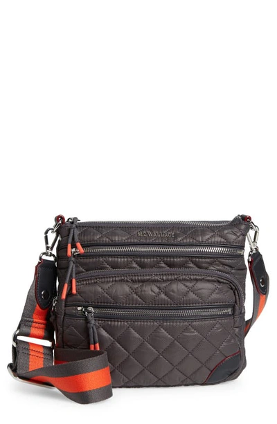 Shop Mz Wallace M Z Wallace Downtown Crosby Crossbody Bag In Magnet Flame
