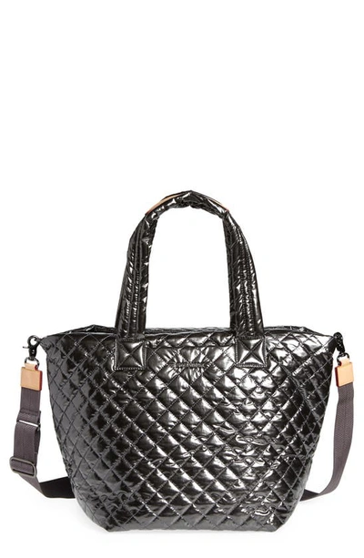 MZ Wallace, Bags, Mz Wallace Anthracite Metallic Mini Metro Tote Deluxe