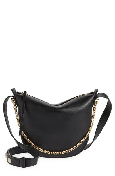 Allsaints Josephine Leather Crossbody Bag In Black | ModeSens