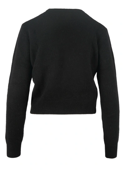 Shop Mc2 Saint Barth Women's Black Other Materials Sweater