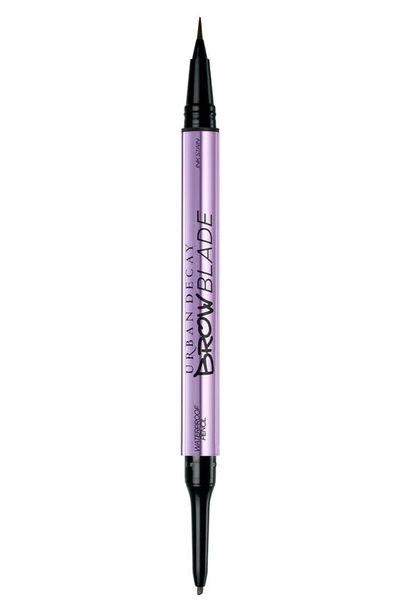 Shop Urban Decay Brow Blade Ink Stain & Waterproof Pencil In Blackout