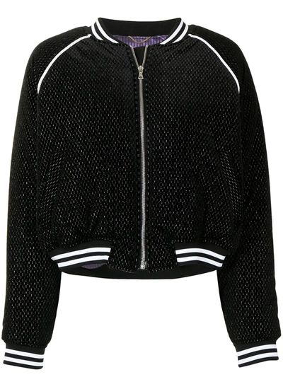 Goodboy Logo-embellished Bomber Jacket In Black
