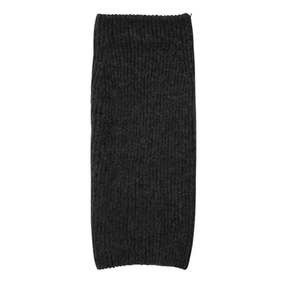 Shop Fendi Gray Mohair Blend Skirt In Black