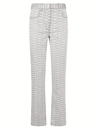 Shop Givenchy Straight Jeans In White