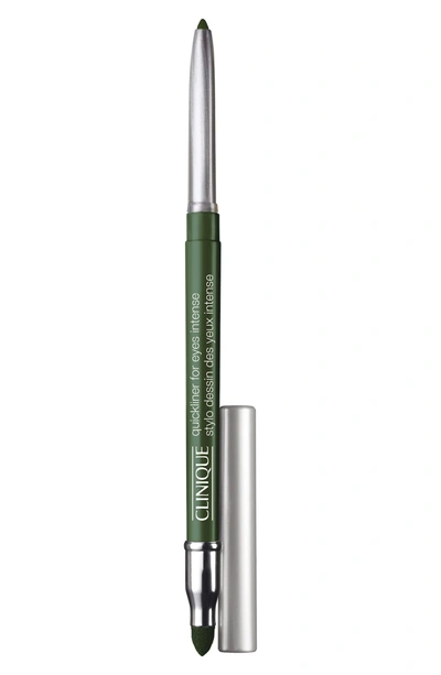 Shop Clinique Quickliner For Eyes Intense Eyeliner Pencil In Intense Ivy