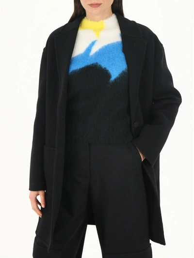 Shop Loewe Black Wool And Cashmere Jacket