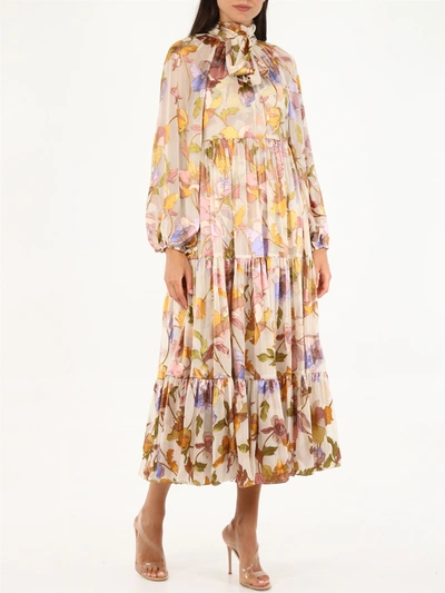 Shop Zimmermann Tempo Swing Maxi Dress In Printed
