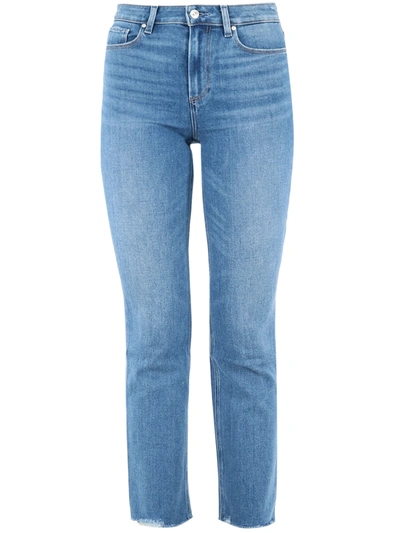 Paige Cindy High-waisted Jeans In Light Blue | ModeSens