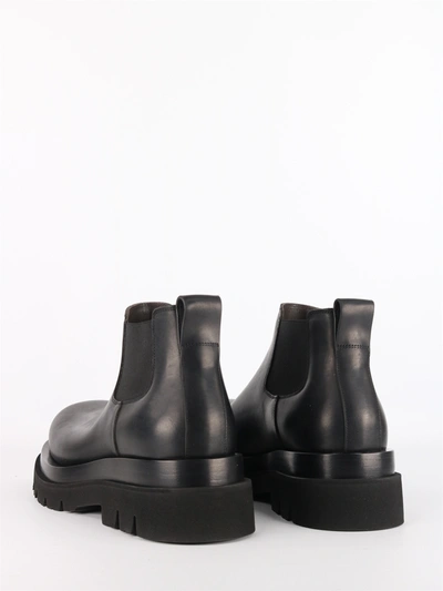 Shop Bottega Veneta Lug Boots Low In Black