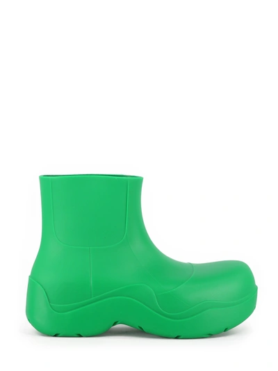 Shop Bottega Veneta Rainy Boot Puddle Green