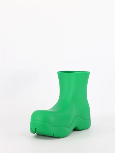 Shop Bottega Veneta Rainy Boot Puddle Green