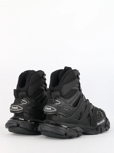 Shop Balenciaga Black Track Hike Sneakers