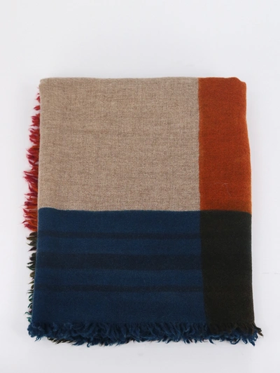 Shop Faliero Sarti Jammy Multicolor Cashmere Scarf In Printed