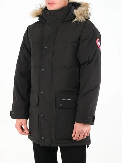 Shop Canada Goose Black Emory Parka