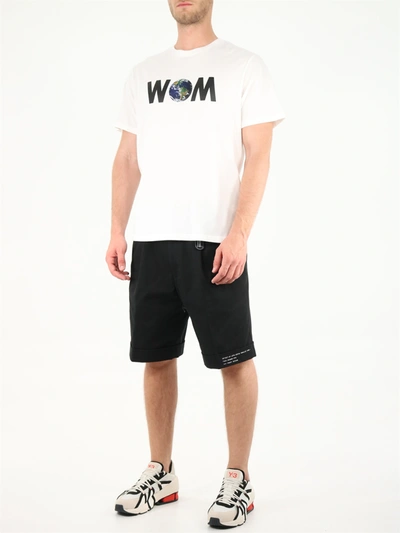 Shop Moncler Genius Word Of Moncler T-shirt White