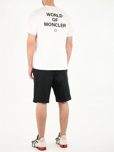 Shop Moncler Genius Word Of Moncler T-shirt White