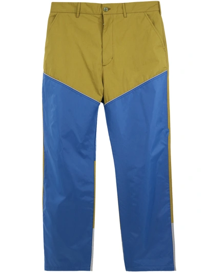 Shop Moncler Workwear Trousers In Blue