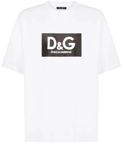 Shop Dolce & Gabbana Oversize T-shirt D & G In White