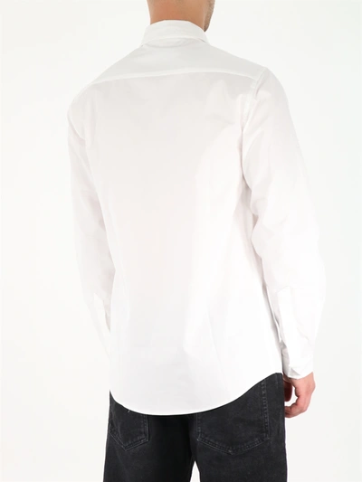Shop A-cold-wall* White Shirt With Maxi Vertical Logo