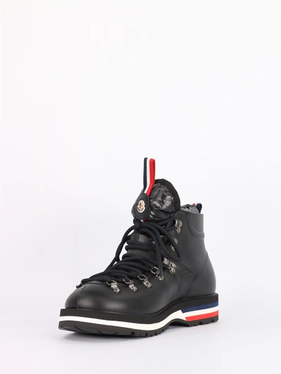 Shop Moncler Henoc Trekking Boots In Black