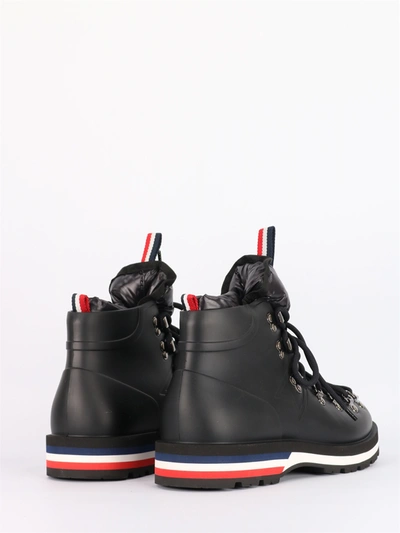 Shop Moncler Henoc Trekking Boots In Black