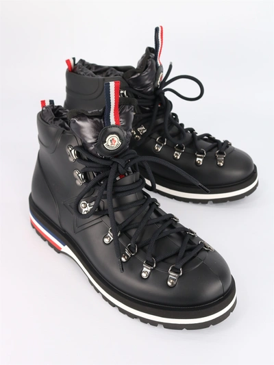 Shop Moncler Henoc Trekking Boots In Black