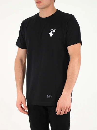 Shop Off-white Arrow Caravaggio T-shirt In Black