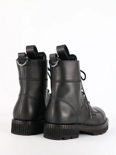 Shop Dolce & Gabbana Black Laced Up Boot