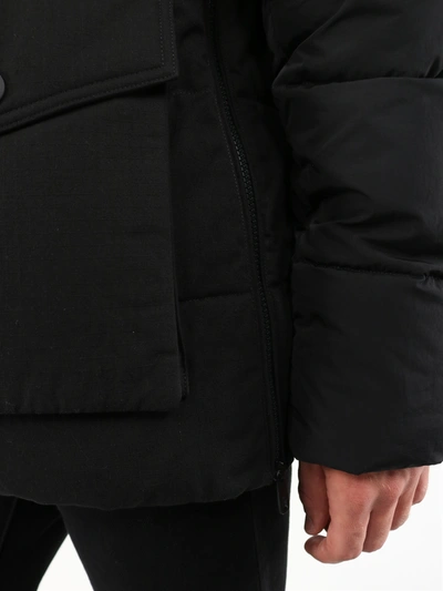 Shop Dolce & Gabbana Quilted Jacket With Hood In Black