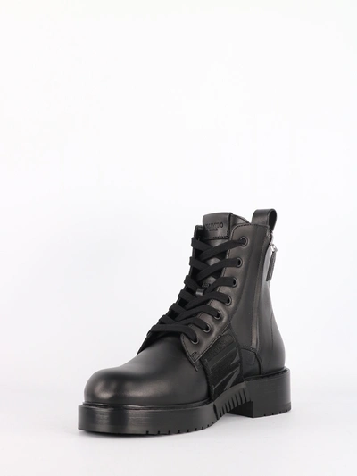 Shop Valentino Combat Boot Vl7n City In Black