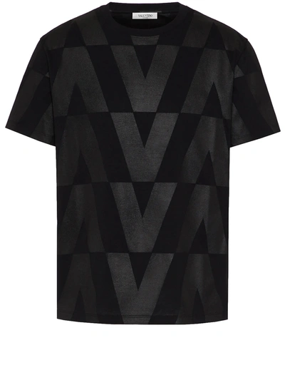 Shop Valentino Optical  Black T-shirt