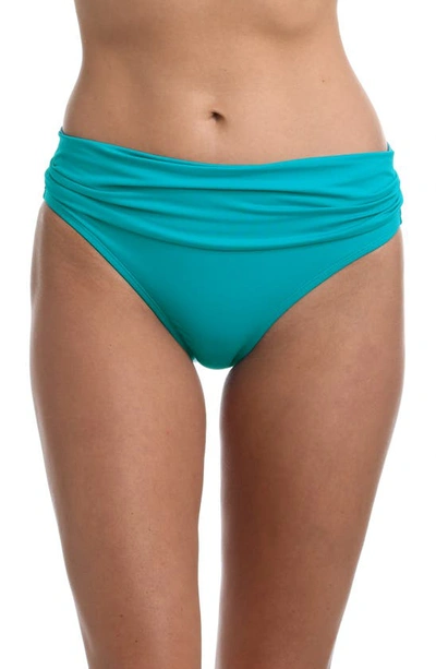 Shop La Blanca 'island' Hipster Bikini Bottoms In Turquoise