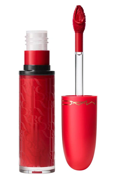 Shop Mac Cosmetics Mac Aute Cuture Starring Rosalía Retro Matte Liquid Lipstick In Paprika