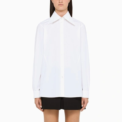 Shop Valentino White Oversize Shirt