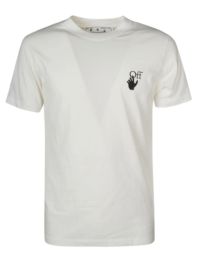 Shop Off-white Degrade Arrow Slim T-shirt In White/black