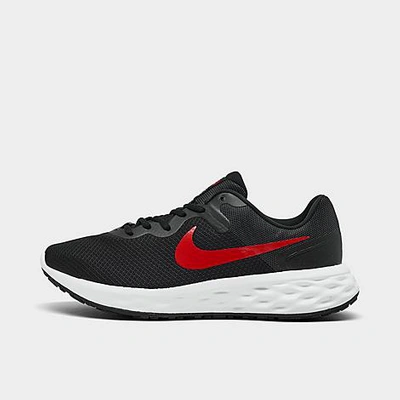 Shop Nike Men's Revolution 6 Next Nature Running Shoes In Black/university Red/anthracite