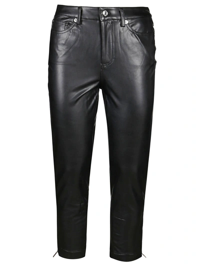 Shop Michael Kors 5 Pocket Faux Leather Pant In Black