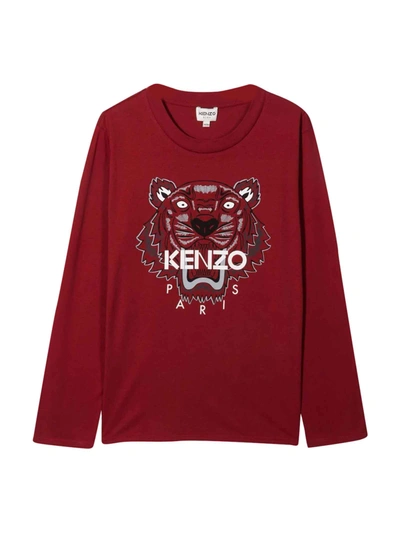 Shop Kenzo Red Teen T-shirt In Rosso