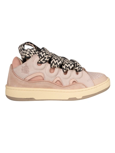 Shop Lanvin Curb Skate Sneakers In Pale Pink